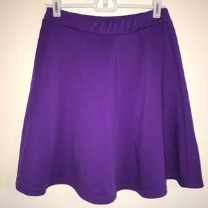 💟 Boohoo Purple Circle Skirt